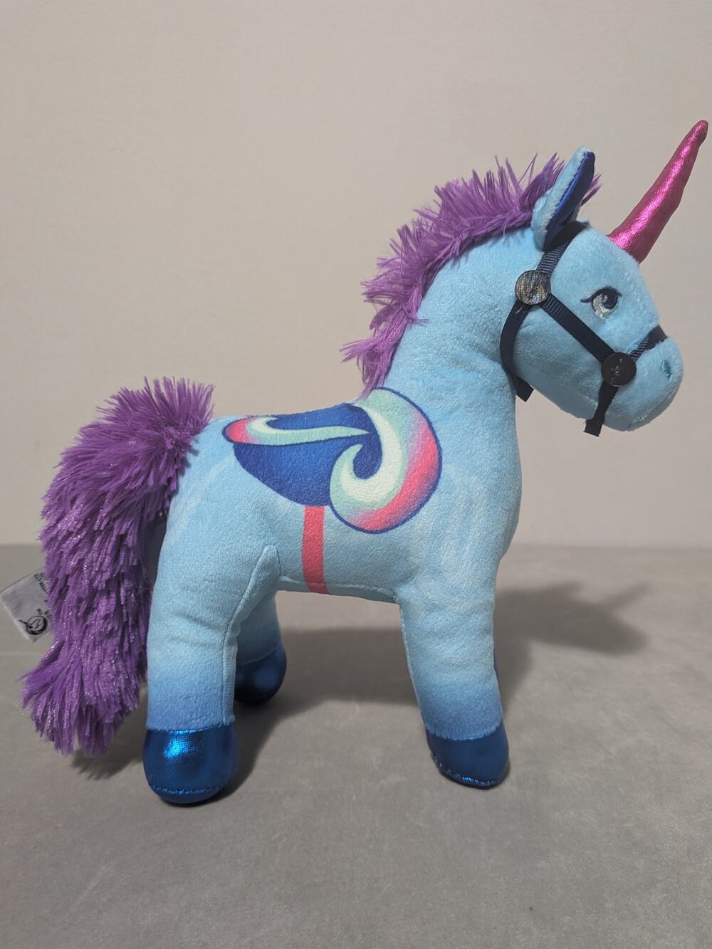 Unicorn Academy River Plush 7" Stuffed Animal Spin Master Netflix Blue
